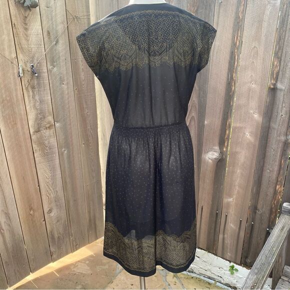 Vintage black and gold see through dress - Picture 10 of 13